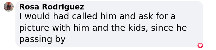 Rosa Rodriguez comments on Obama's surprise photobomb of kids, suggesting to ask for a picture with him. Rosa Rodriguez comments on Obama's surprise photobomb of kids, suggesting to ask for a picture with him.