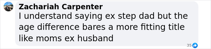 Comment on Demi Moore's daughter discussing ex-stepdad's age difference. Comment on Demi Moore's daughter discussing ex-stepdad's age difference.