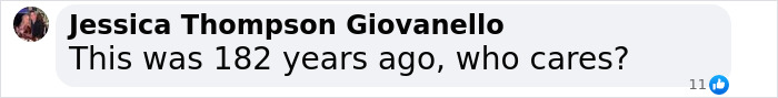 Comment by Jessica Thompson Giovanello about Blink-182 date story, questioning its relevance. Comment by Jessica Thompson Giovanello about Blink-182 date story, questioning its relevance.