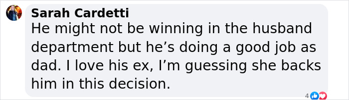 Screenshot of a comment praising Ben Affleck's parenting, mentioning his kids working regular shop jobs. Screenshot of a comment praising Ben Affleck's parenting, mentioning his kids working regular shop jobs.