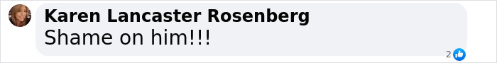 Karen Lancaster Rosenberg's comment expressing disapproval related to Dave Portnoy apology. Karen Lancaster Rosenberg's comment expressing disapproval related to Dave Portnoy apology.