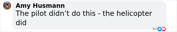 Comment by Amy Husmann discussing the pilot and helicopter in Hudson River crash. Comment by Amy Husmann discussing the pilot and helicopter in Hudson River crash.