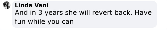 Linda Vani's comment on plastic surgery results and longevity. Linda Vani's comment on plastic surgery results and longevity.
