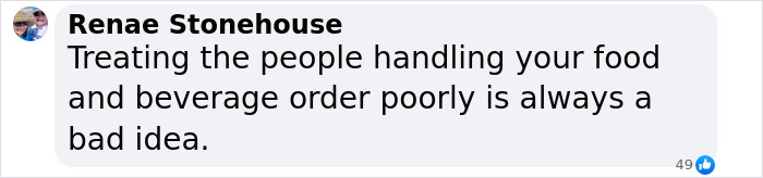 Comment about punk rock legend Patti Smith and restaurant service. Comment about punk rock legend Patti Smith and restaurant service.