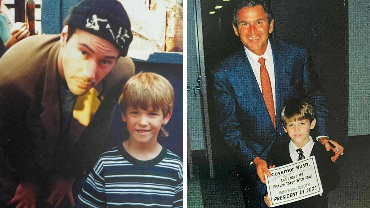 This Guy Has An Ongoing Photo Series With Celebrities Since He Was A Kid (28 New Pics)
