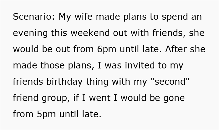 Man Refuses To Watch Daughter On Wife&rsquo;s Night Out: &ldquo;A Form Of Punishment&rdquo;