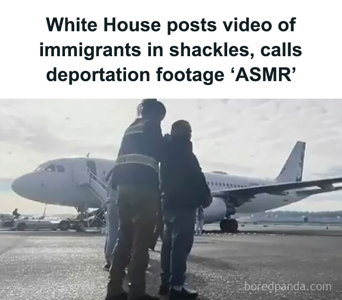 Airport scene with people in front of a plane, related to fake cops and a controversial video.
