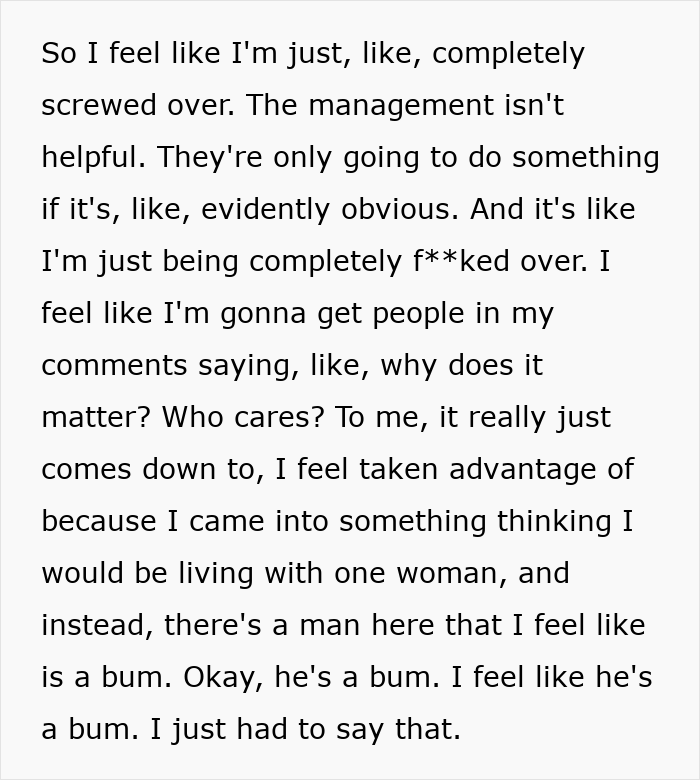 Woman Goes Viral With Over 4M Views As People Are Appalled By Her Roommate And Her BF’s Audacity Woman Goes Viral With Over 4M Views As People Are Appalled By Her Roommate And Her BF’s Audacity