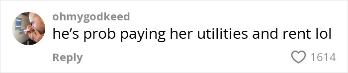 Comment discussing roommate's boyfriend paying rent; seeks advice online. Comment discussing roommate's boyfriend paying rent; seeks advice online.