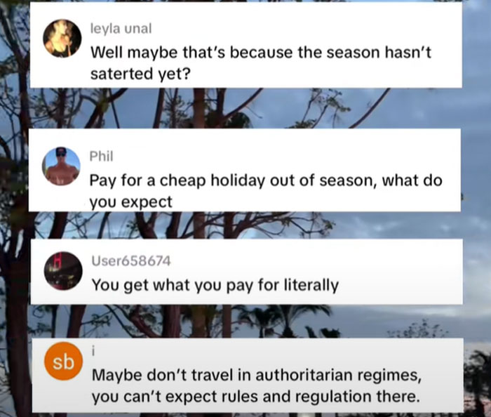 Comments discussing misconceptions about a 5-star resort in Turkey experience. Comments discussing misconceptions about a 5-star resort in Turkey experience.