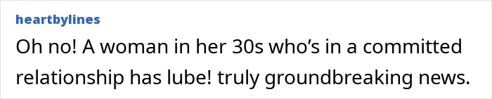 Commentary on relationship norms and adult items, highlighting societal views. Commentary on relationship norms and adult items, highlighting societal views.