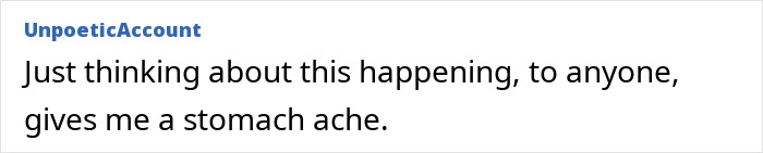 Text showing a comment about feeling uneasy regarding the "husband stitch" situation. Text showing a comment about feeling uneasy regarding the "husband stitch" situation.