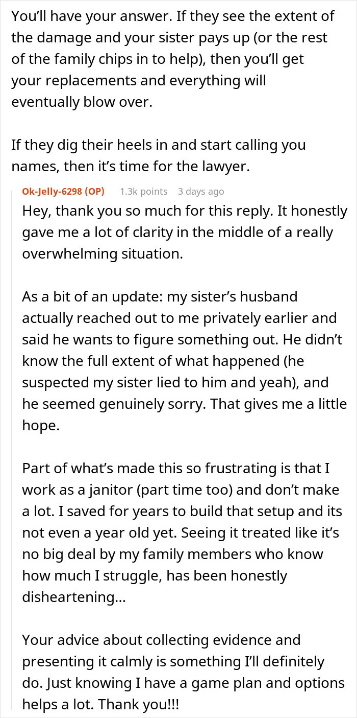 Reddit thread discussing family damage and drama after hosting sister and nephew. Reddit thread discussing family damage and drama after hosting sister and nephew.