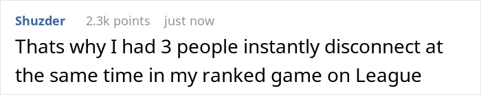 Comment about three people disconnecting simultaneously in an online game, illustrating an impact of a major blackout in Europe. Comment about three people disconnecting simultaneously in an online game, illustrating an impact of a major blackout in Europe.