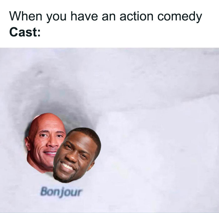 A The Rock meme with a four-panel layout. The top left panel shows an angry depiction of Medusa with snakes as hair, and the top right panel shows Dwayne "The Rock" Johnson smiling calmly. The bottom left panel features a marble statue of Medusa with a confused expression and the text "w*f" below it, while the bottom right panel repeats the same smiling image of The Rock. The meme humorously contrasts Medusa’s fierce and bewildered expressions with The Rock’s unchanging, friendly smile, highlighting the absurdity of their side-by-side comparison.