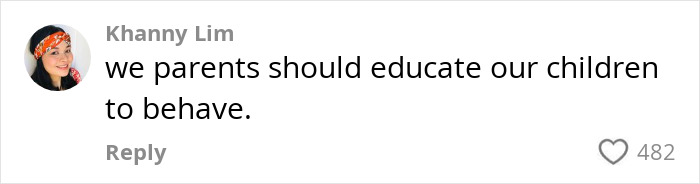 Comment on parenting and child behavior in response to a restaurant incident. Comment on parenting and child behavior in response to a restaurant incident.