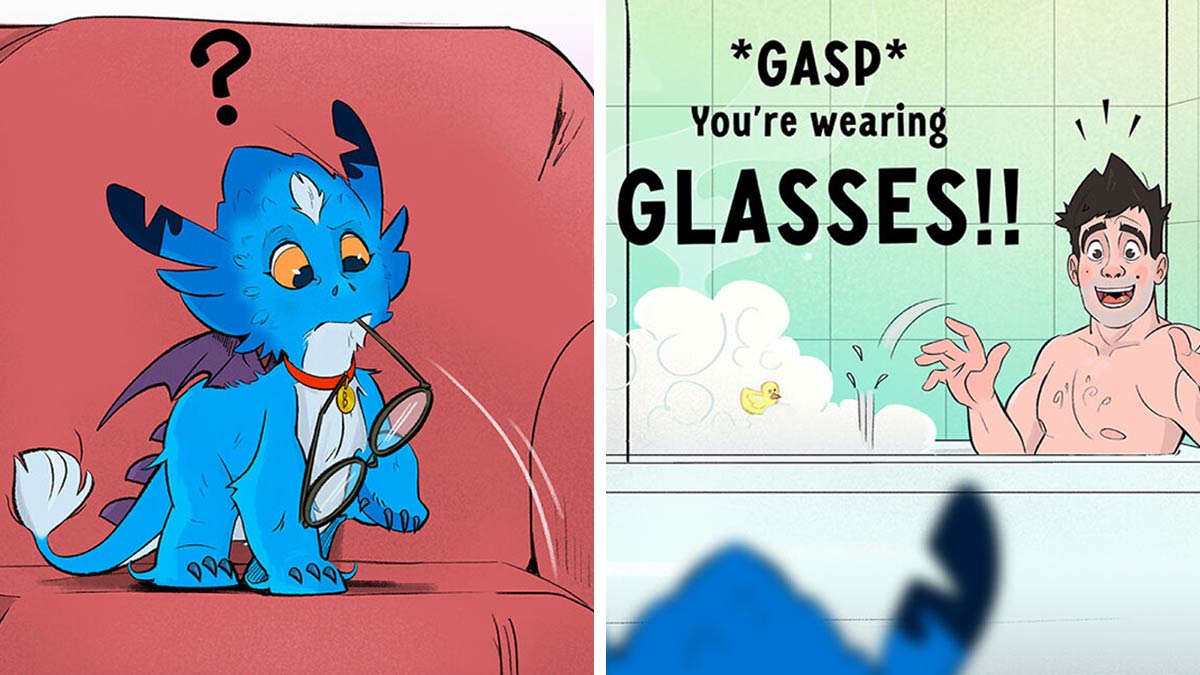 Tim And Bash: I Make Comic About A Pet Dragon; Here He Raises Taxes For His Owner (Part 4)