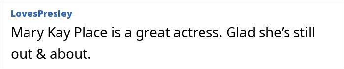 Mary Kay Place walking casually on the street, wearing a casual outfit, blending in with an unrecognizable appearance. Mary Kay Place walking casually on the street, wearing a casual outfit, blending in with an unrecognizable appearance.