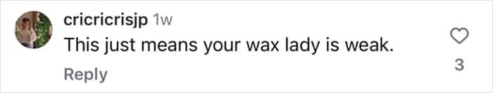 Comment on waxing causing controversy over size-based pricing. Comment on waxing causing controversy over size-based pricing.