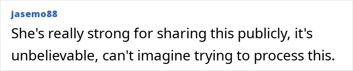 Comment highlighting strength in dealing with fertility fraud revelation. Comment highlighting strength in dealing with fertility fraud revelation.