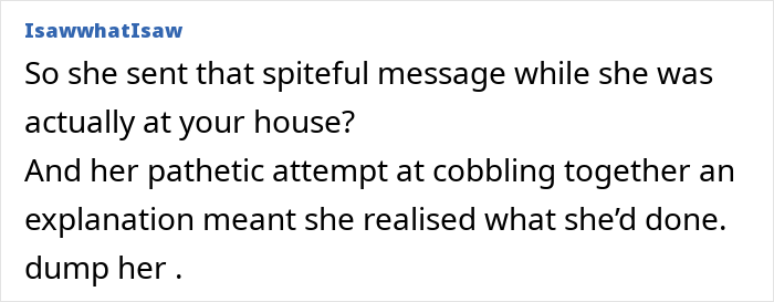 Text discussion about a friend's accidental nasty comment on a woman's weight. Text discussion about a friend's accidental nasty comment on a woman's weight.