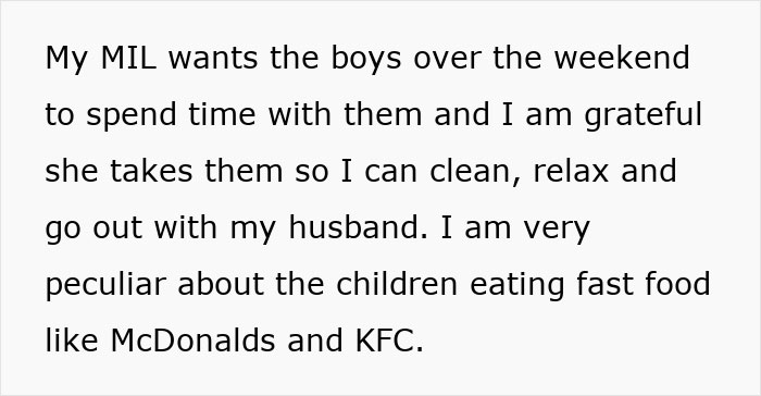 MIL Breaks One Simple Rule About Food, Then Wonders Why The Kids Stop Coming Over