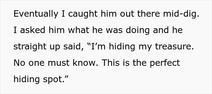 Neighbor child digging in lawn, creating holes and damaging grass while hiding a secret treasure mid-dig. Neighbor child digging in lawn, creating holes and damaging grass while hiding a secret treasure mid-dig.