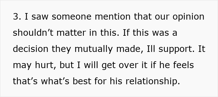 Text excerpt showing a person explaining support for a fiancé ending gaming days for the sake of their relationship. Text excerpt showing a person explaining support for a fiancé ending gaming days for the sake of their relationship.