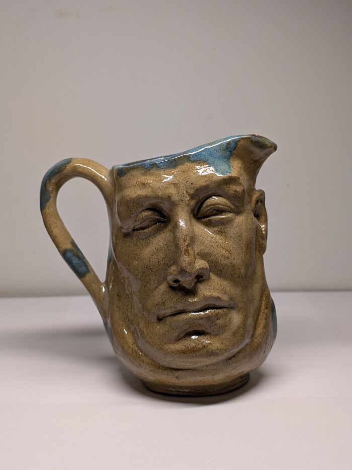 Neoclassical Inspired Face Jug