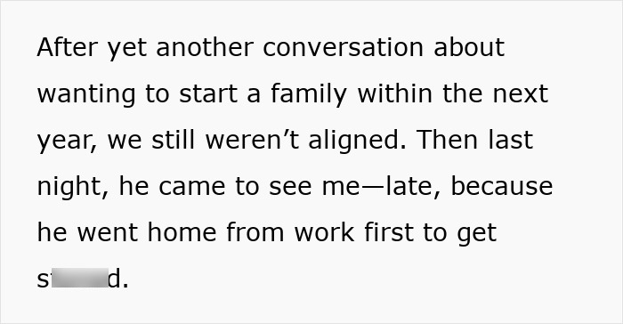 Text excerpt about relationship issues where guy won’t quit bad habits and girlfriend considers ending it.