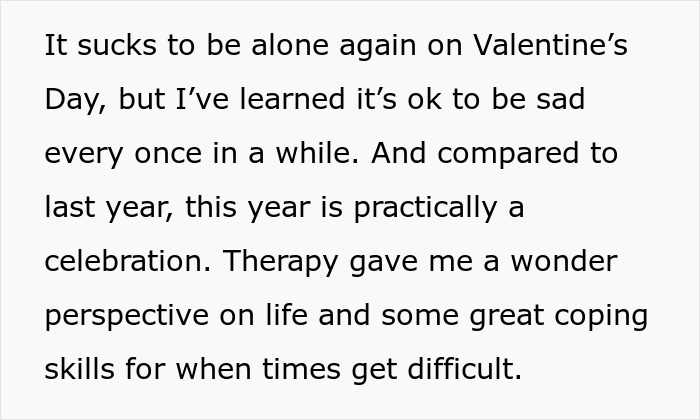 Text about coping and reflection on being alone on Valentine’s Day in an ex fiance Valentine Day apartment setting. Text about coping and reflection on being alone on Valentine’s Day in an ex fiance Valentine Day apartment setting.