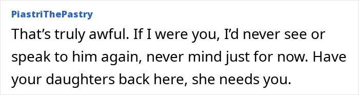 Comment about teen desperate to say goodbye to sick father, while mom’s partner angrily refuses to drive to hospital, expressing concern for family. Comment about teen desperate to say goodbye to sick father, while mom’s partner angrily refuses to drive to hospital, expressing concern for family.