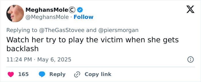 Tweet by user MeghansMole reacting to backlash against a white mom fundraiser after racial slur controversy. Tweet by user MeghansMole reacting to backlash against a white mom fundraiser after racial slur controversy.