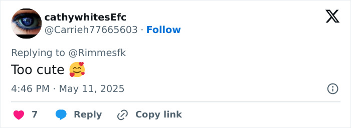 Twitter user replying to a post with comment too cute, related to Meghan Markle sharing Mother’s Day snap of Lilibet and Archie. Twitter user replying to a post with comment too cute, related to Meghan Markle sharing Mother’s Day snap of Lilibet and Archie.