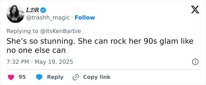 Pamela Anderson stuns with a bold 90s glam makeup look, departing from her natural style after years. Pamela Anderson stuns with a bold 90s glam makeup look, departing from her natural style after years.