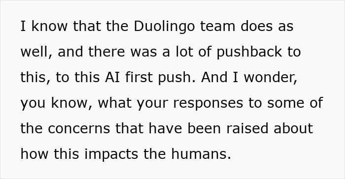 “You Can Keep Your ‘AI-First’ Company”: Loyal Users Cancel Duolingo Over AI Replacing Workers “You Can Keep Your ‘AI-First’ Company”: Loyal Users Cancel Duolingo Over AI Replacing Workers