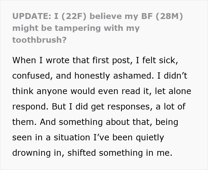 Woman Realizes Her Partner Is Slowly Making Her Feel Unsafe In Her Own Home