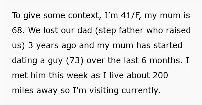Daughter supports grieving mom’s new romance but first visit reveals suspicious red flags she can’t ignore.