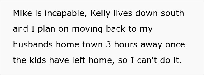 Text excerpt from a story about a daughter refusing to invite a bully to her wedding, causing family conflict. Text excerpt from a story about a daughter refusing to invite a bully to her wedding, causing family conflict.