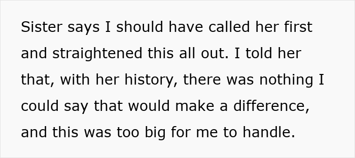 Text excerpt describing a sister calling authorities due to neglectful mom choosing boyfriend over kids covered in filth.