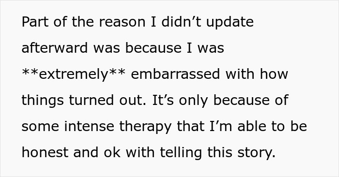 Text excerpt about embarrassment and therapy, related to ex-fiance Valentine Day apartment story reflection. Text excerpt about embarrassment and therapy, related to ex-fiance Valentine Day apartment story reflection.