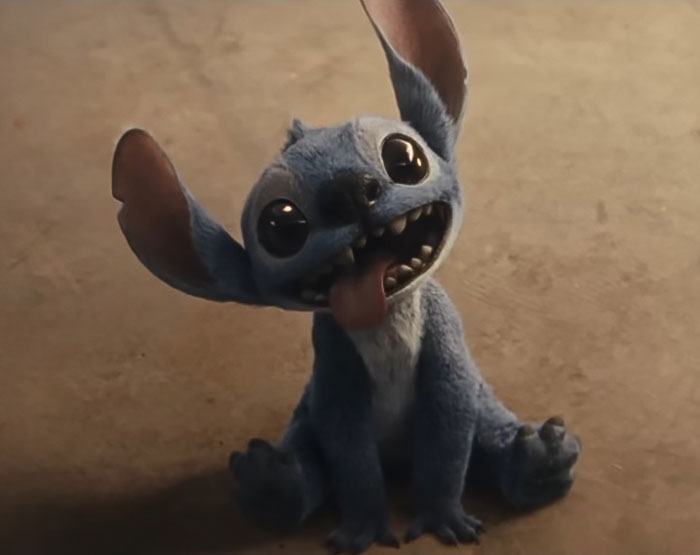 Stitch character from Lilo & Stitch live-action movie with new look sparking Disney fans outrage and debate. Stitch character from Lilo & Stitch live-action movie with new look sparking Disney fans outrage and debate.
