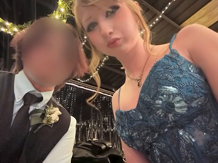 Teen girl and her trans prom date dressed up for prom, capturing a moment that sparked fierce debate. Teen girl and her trans prom date dressed up for prom, capturing a moment that sparked fierce debate.