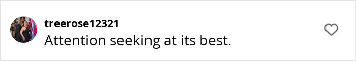 Image showing a social media comment reading attention seeking at its best, related to bleeding and hospital update. Image showing a social media comment reading attention seeking at its best, related to bleeding and hospital update.