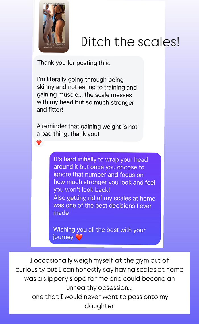 Before and after photo showing body transformation in bikini, highlighting muscle gain after ditching veganism for meat. Before and after photo showing body transformation in bikini, highlighting muscle gain after ditching veganism for meat.