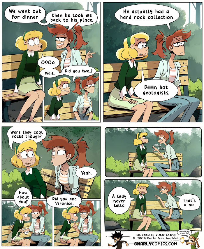 Comic panels showing interactions between a young man and cats, highlighting life's little annoyances in a Victor Gnarly comic about AI.