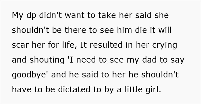 Teen desperate to say goodbye to sick father faces conflict with mom’s partner over hospital visit. Teen desperate to say goodbye to sick father faces conflict with mom’s partner over hospital visit.