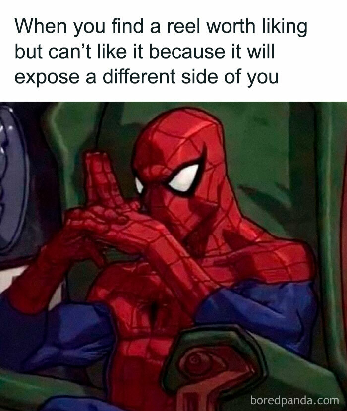 Spider-Man meme about relatable social media moments on a Facebook page dedicated to hilarious memes and posts.