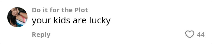 Social media comment saying your kids are lucky, reacting to a mom waking from surgery surprised by number of kids born. Social media comment saying your kids are lucky, reacting to a mom waking from surgery surprised by number of kids born.