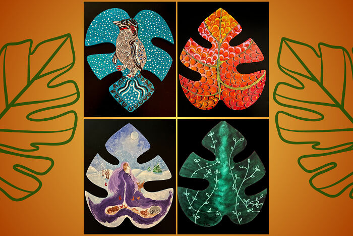 Leaves Of Legacy: Artists Unite For Penguin Rep Theatre By Painting Leaves